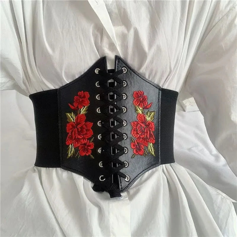 Pretina ancha elástica adelgazante
