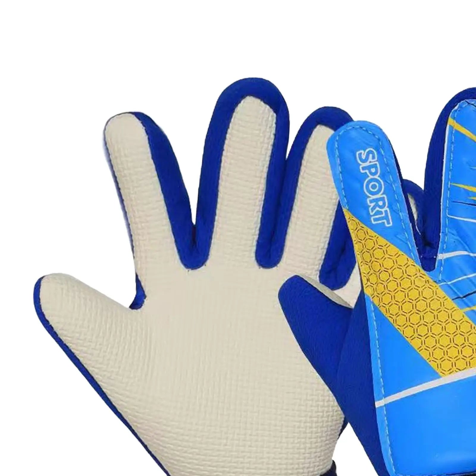 Guantes de portero de fútbol para niños Principiante Suministros deportivos de moda Regalo Niños y niñas Mitones protectores antideslizantes ligeros