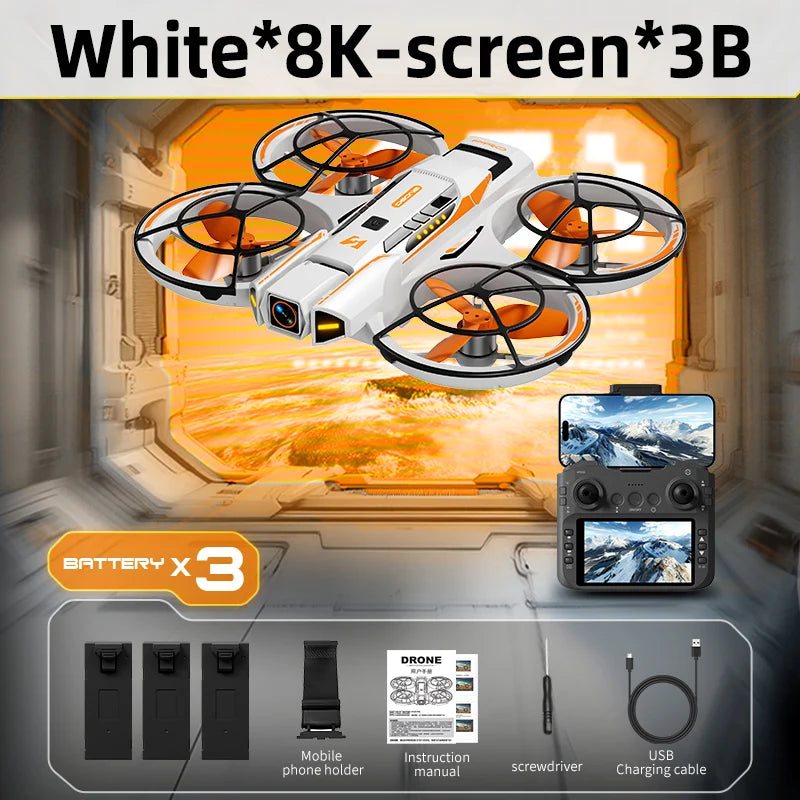 Dron Xiaomi Mijia A21 PRO 8K Profesional 4K HD Cámaras Duales con pantalla RC Motor sin Escobillas Evitación de Obstáculos Juguetes Cuadricóptero
