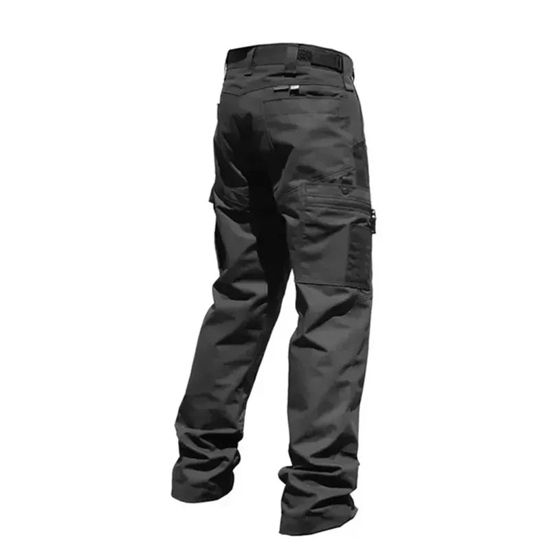 Pantalones de trabajo resistentes al desgaste para hombre, multibolsillos, cargo rectos, pantalones tácticos para correr al aire libre, pantalones casuales de primavera y otoño