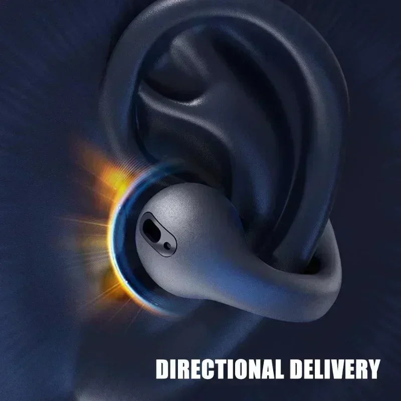 Nuevos Auriculares Inalámbricos T75 de Conducción Ósea Bluetooth 5.3 Cascos Deportivos Sonido HiFi TWS