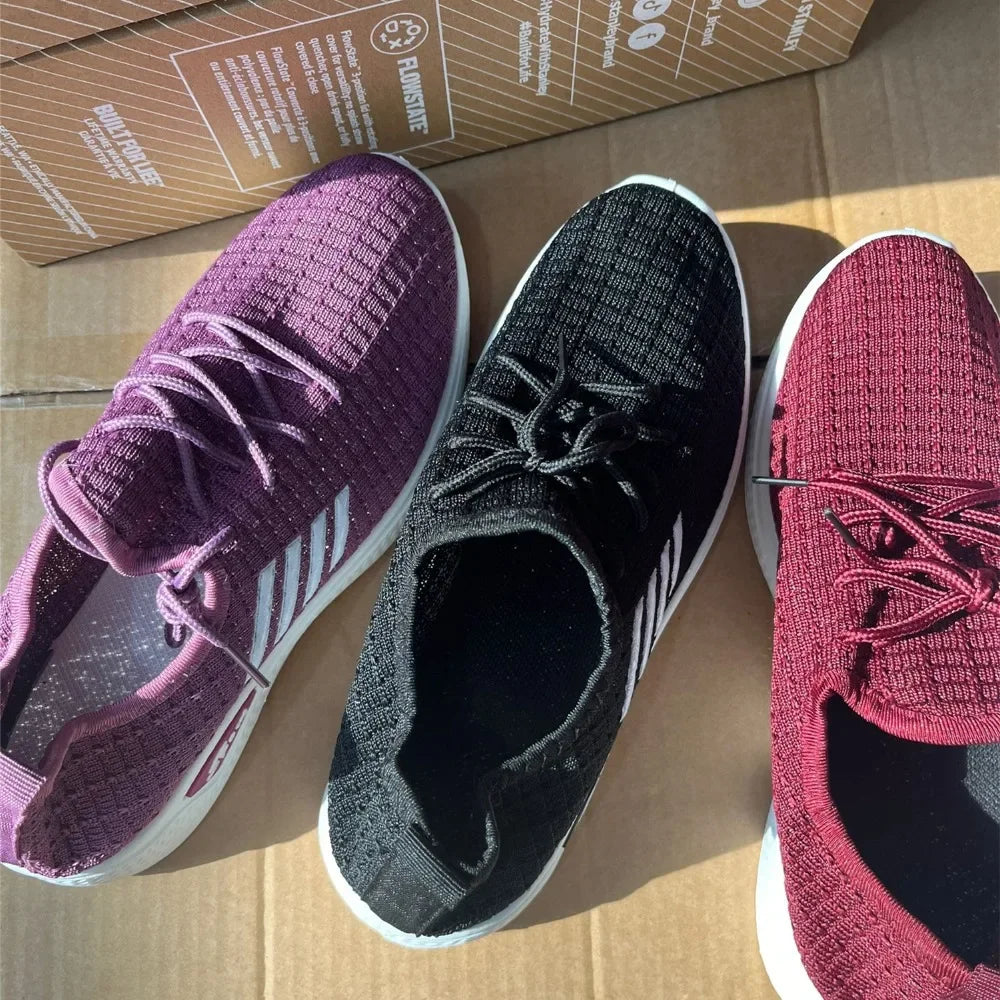 NUEVAS Zapatillas de Coco de Moda para Mujer, Deportivas, Transpirables, con Malla de Suela Blanda, Ligeras e Informales