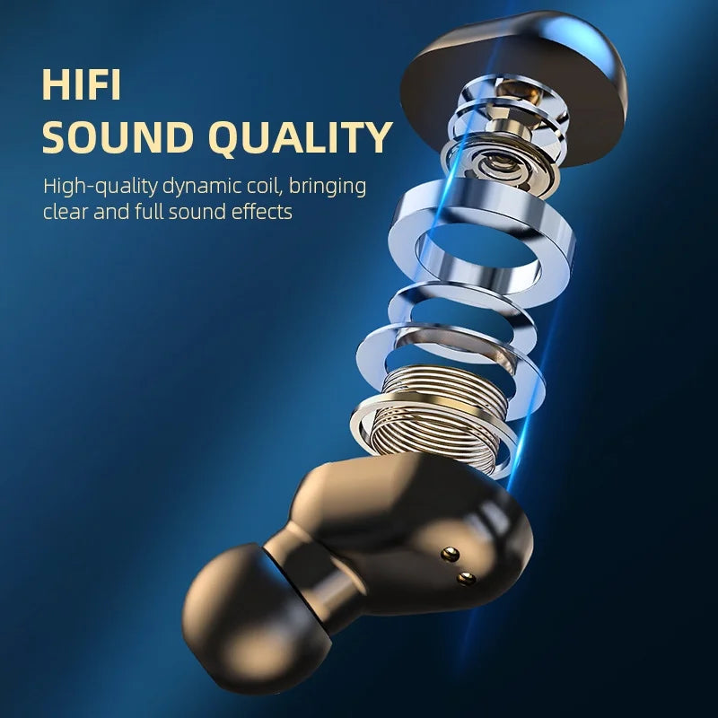 Auriculares inalámbricos E7S TWS Auriculares Bluetooth Sonido HIFI sin pérdidas Auriculares deportivos impermeables para todos los smartphones