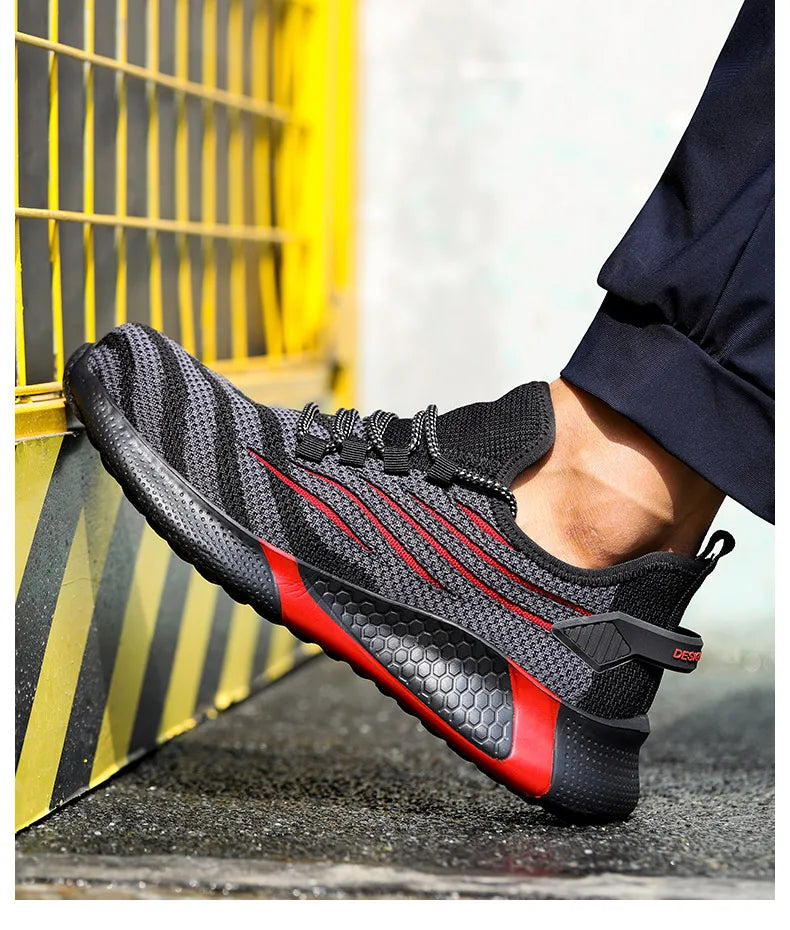 Zapatos de seguridad para hombre, calzado de trabajo antipinchazos, zapatillas de trabajo para hombre, zapatos de trabajo indestructibles, botas para hombre, calzado ligero para hombre, botas de seguridad
