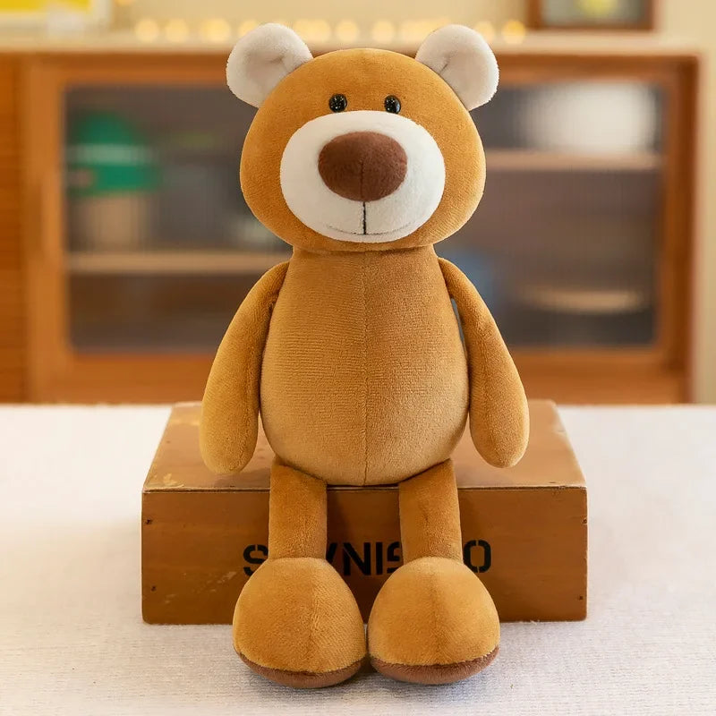 Peluches Animaux Jouets Poupées Douces Jungle Lion Éléphant Tigre Chien Renard Singe Cerf Enfants Cadeau Kawaii Bébé Enfants Hobbie Jouets