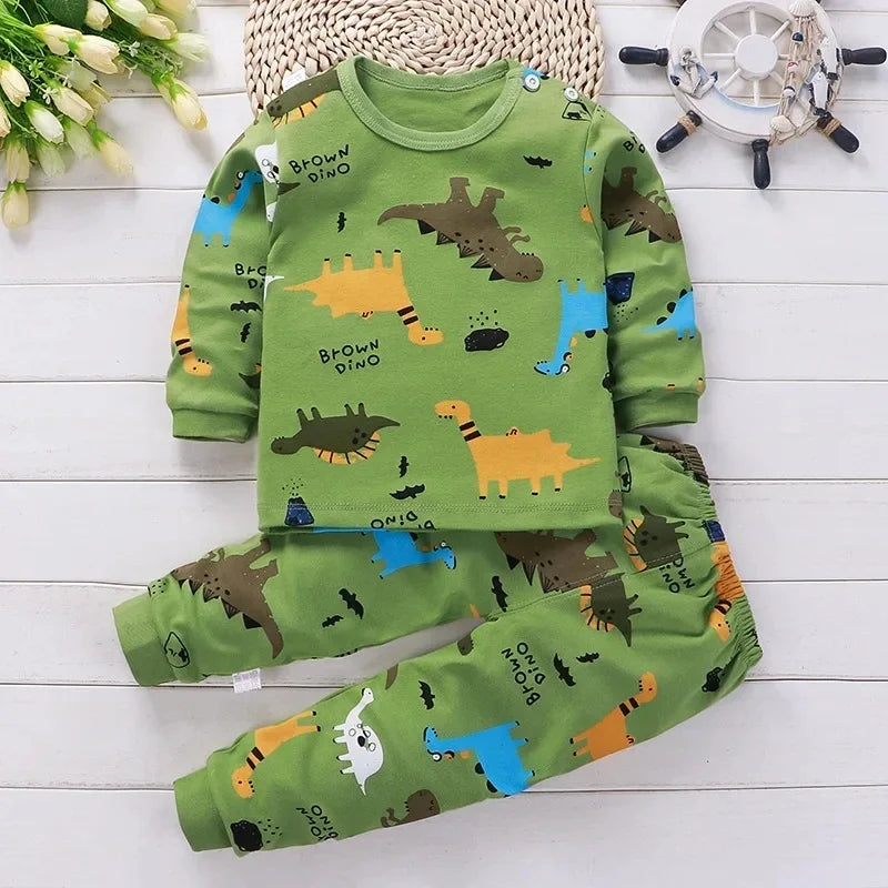 Vêtements pour enfants Ensembles pour enfants Vêtements pour enfants Garçons Filles Coton Automne Hiver Vêtements Pantalons Vêtements de nuit Sous-vêtements Cadeau de Noël