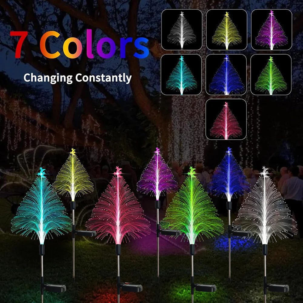 Solar LED Jellyfish Lights Outdoor Garden Decor Lawn Light 7 Color Change Waterproof Patio Yard Pathway Decor Solar Flowers Lamp