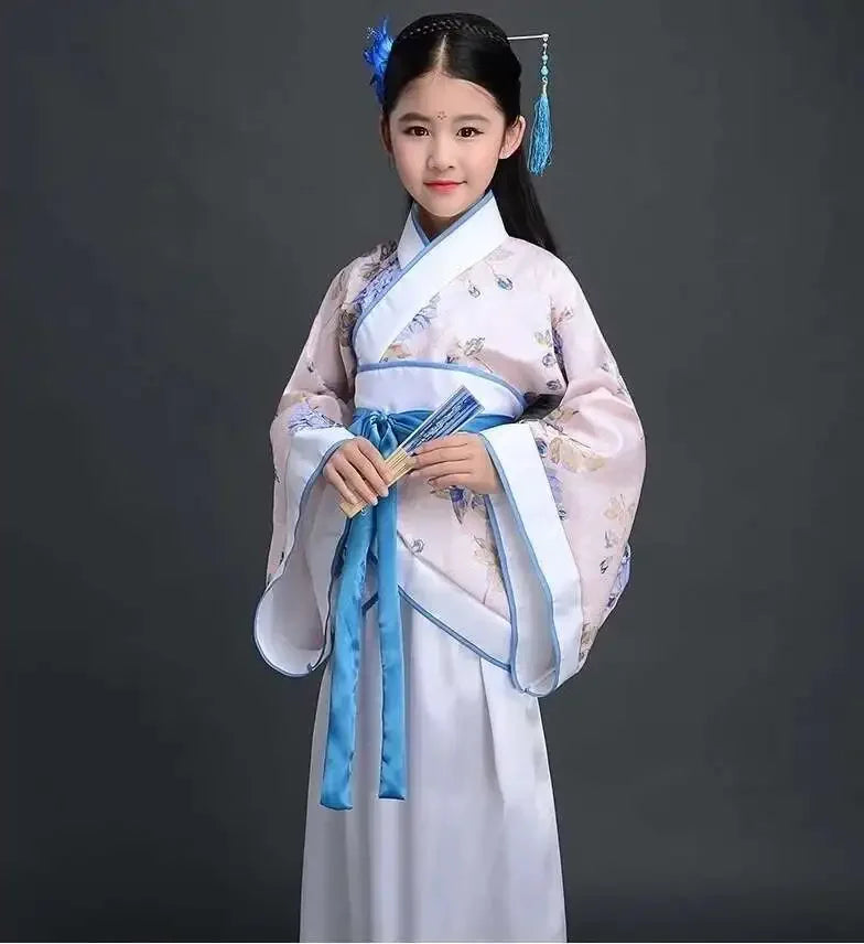 Disfraz de Hanfu Yukata para Niñas