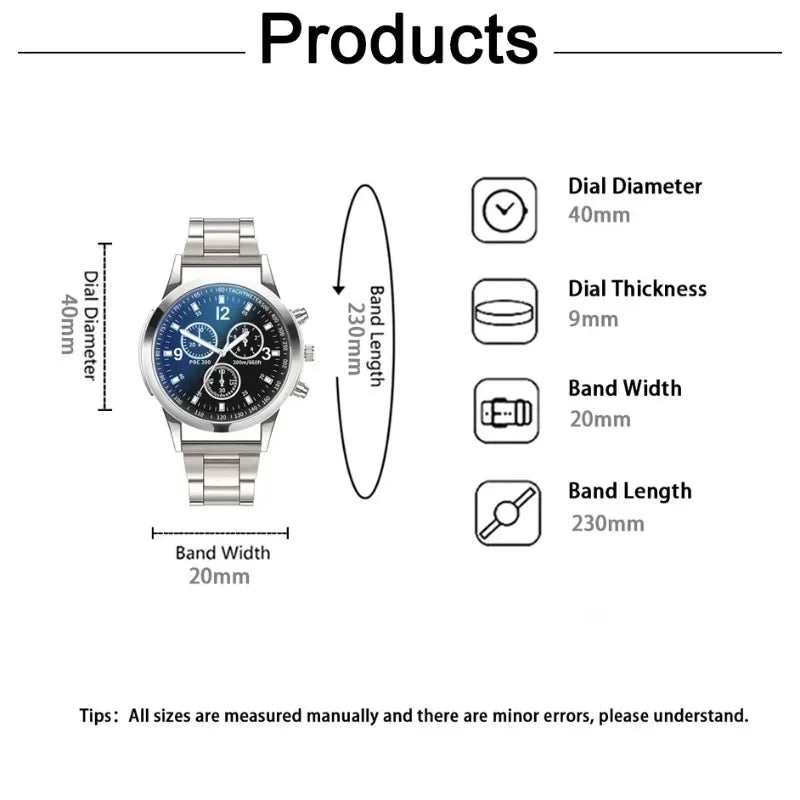 Nuevo reloj de hombre, banda de lujo, reloj redondo, moda, Blu-ray, reloj romano para hombre, relojes para hombre, שעון ספורט, часы мужские наручные