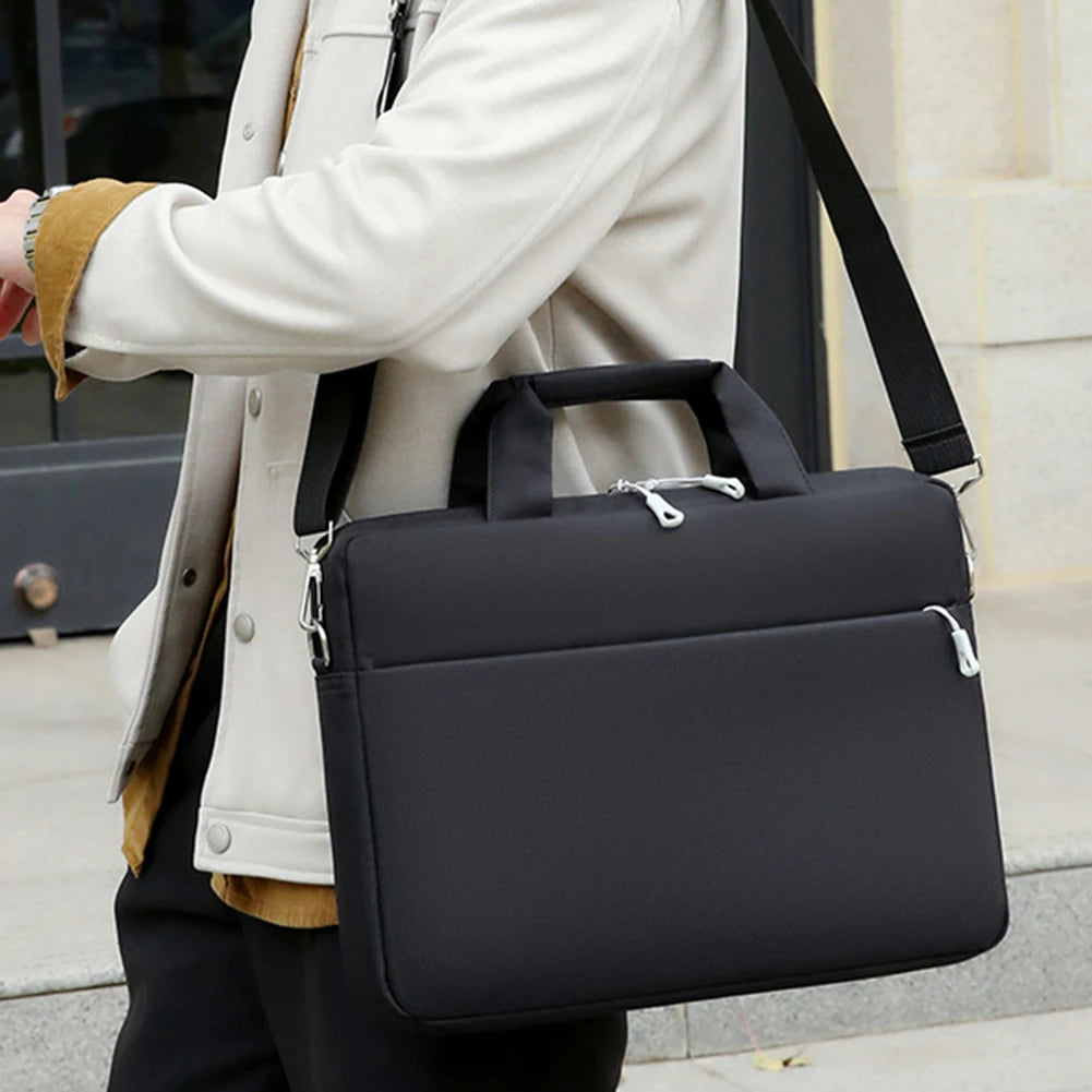 Sacoche pour ordinateur portable 15 pouces, sacoche fine et minimaliste avec poignée pour voyage d'affaires