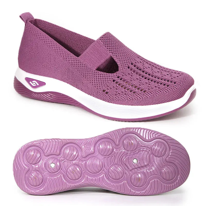 Damesko Sommer Uformelle Sneakers Pustende Netting Tykk Såle Rimelig Gratis Frakt