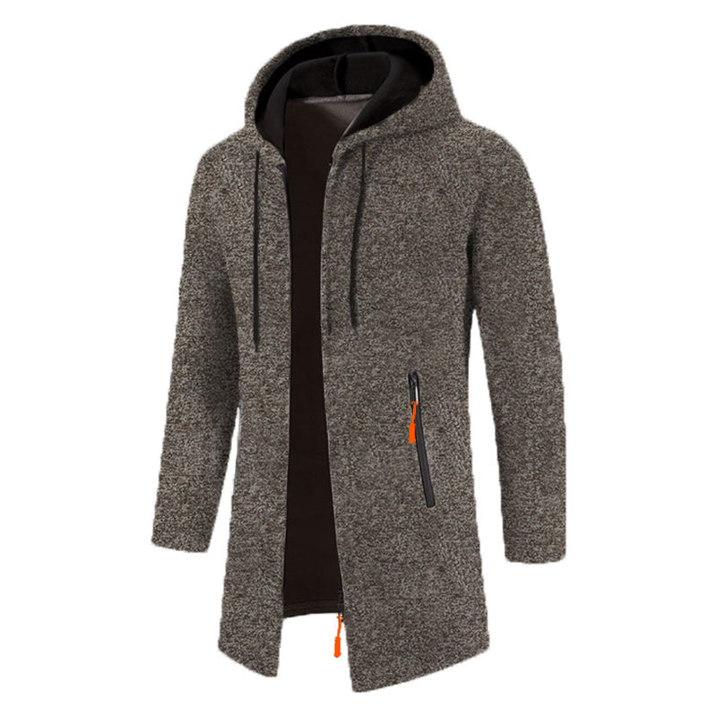 Sudaderas para hombre - Sudaderas con capucha de manga larga para hombre - Sudadera con capucha y cremallera para hombre - Abrigo de invierno oversize para hombre - Suéter negro