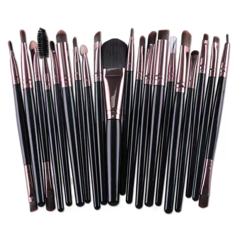 20-Piece Eye Brush Set – Complete Eyeshadow & Eyeliner Tools