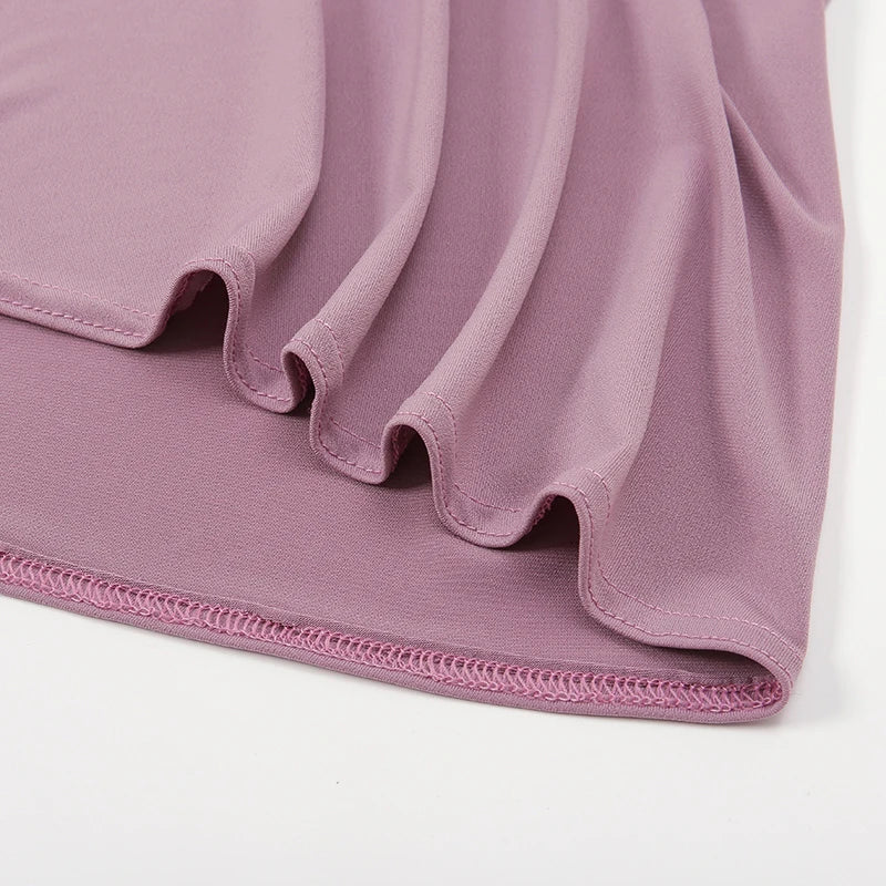 Instant Hemp Muslim Hijab Scarf Abaya Turban for Woman Islamic Women Head Wrap Ready to Wear Hijabs Pinless Neck Cover Turbans