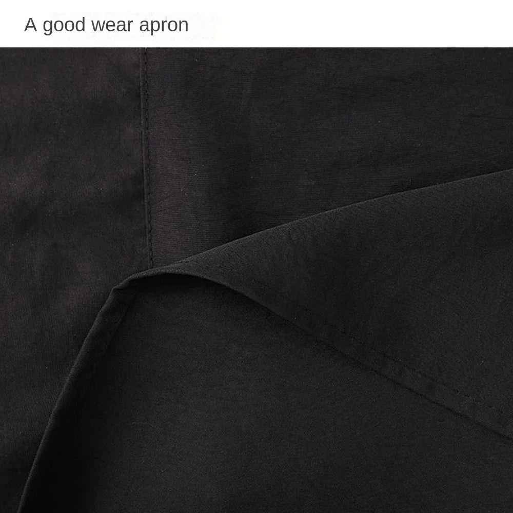 Delantal japonés impermeable y transpirable para estilistas, delantales de cocina unisex para el hogar, ropa de trabajo para barberos, cafeterías y actividades al aire libre