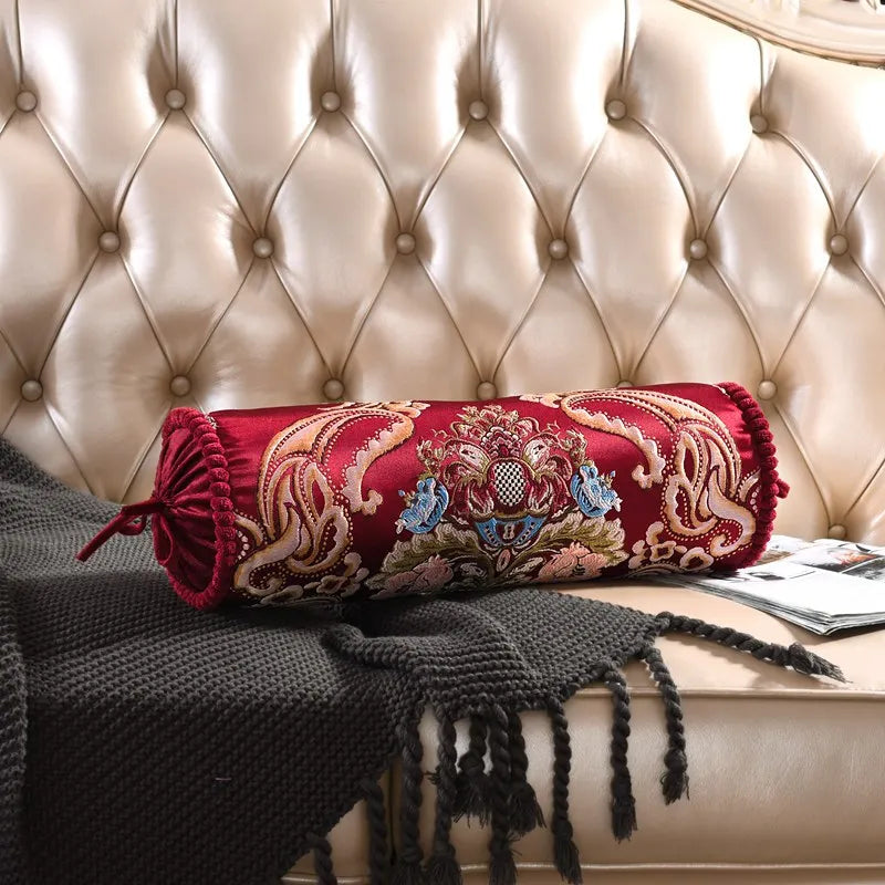 Fundas de almohada cilíndricas europeas para caramelos, fundas de almohada para el cuello para adultos, fundas de cojín de trigo sarraceno, funda de almohada cervical ortopédica