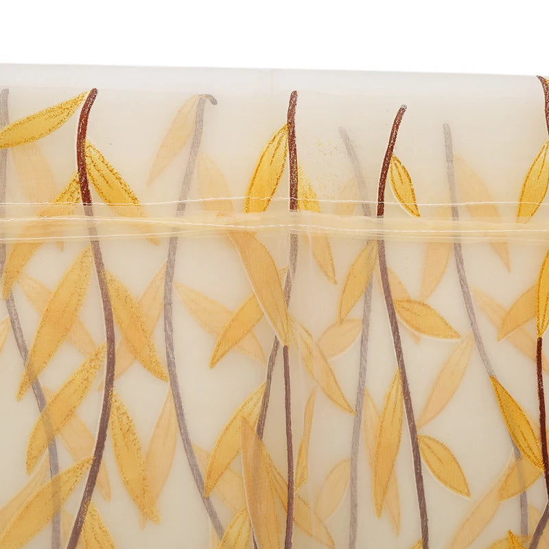 Fashion Chic House Room Living Room Bedroom Door Window Decoration Curtains Yarn Curtains Willow Pattern Upscale Jacquard