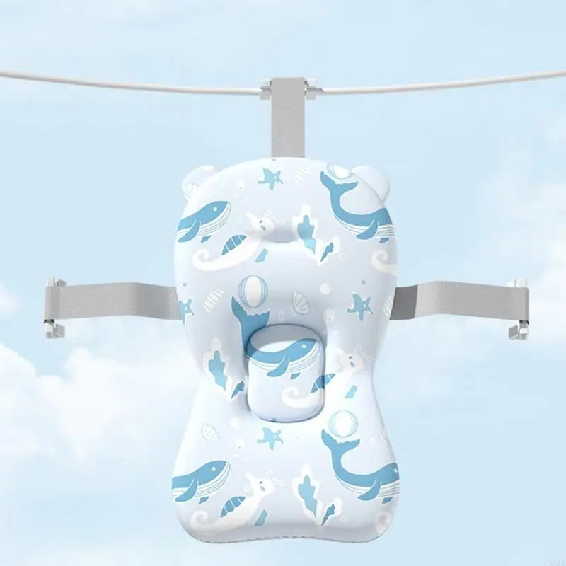Colchoneta de Baño de Seguridad para Bebé Cojín Portátil Antideslizante para Bañera de Bebé Colchoneta de Apoyo para Ducha Suave Colchoneta Flotante de Seguridad para Bebé