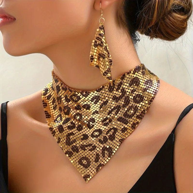Leopard Print Jewelry Set