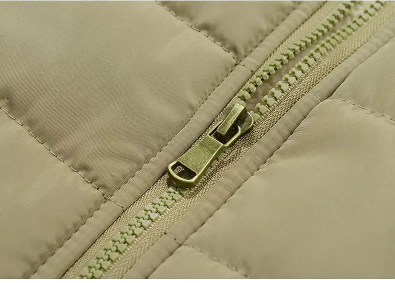 Chaleco de hombre, ligero, acolchado, grueso, sin mangas, chalecos polares, chaqueta de invierno para hombre, abrigo cálido, talla grande 6XL, para exteriores