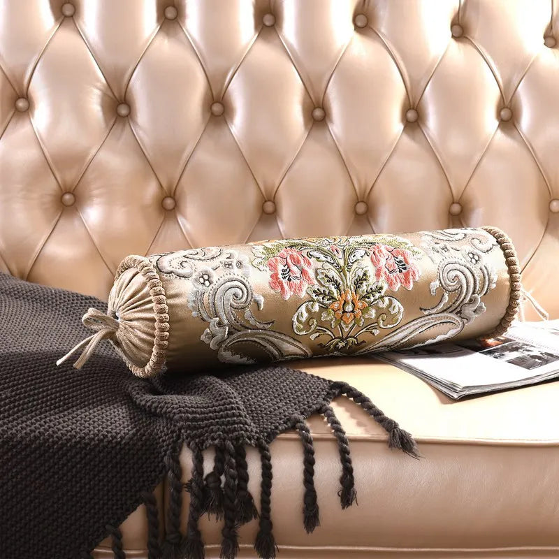 Fundas de almohada cilíndricas europeas para caramelos, fundas de almohada para el cuello para adultos, fundas de cojín de trigo sarraceno, funda de almohada cervical ortopédica