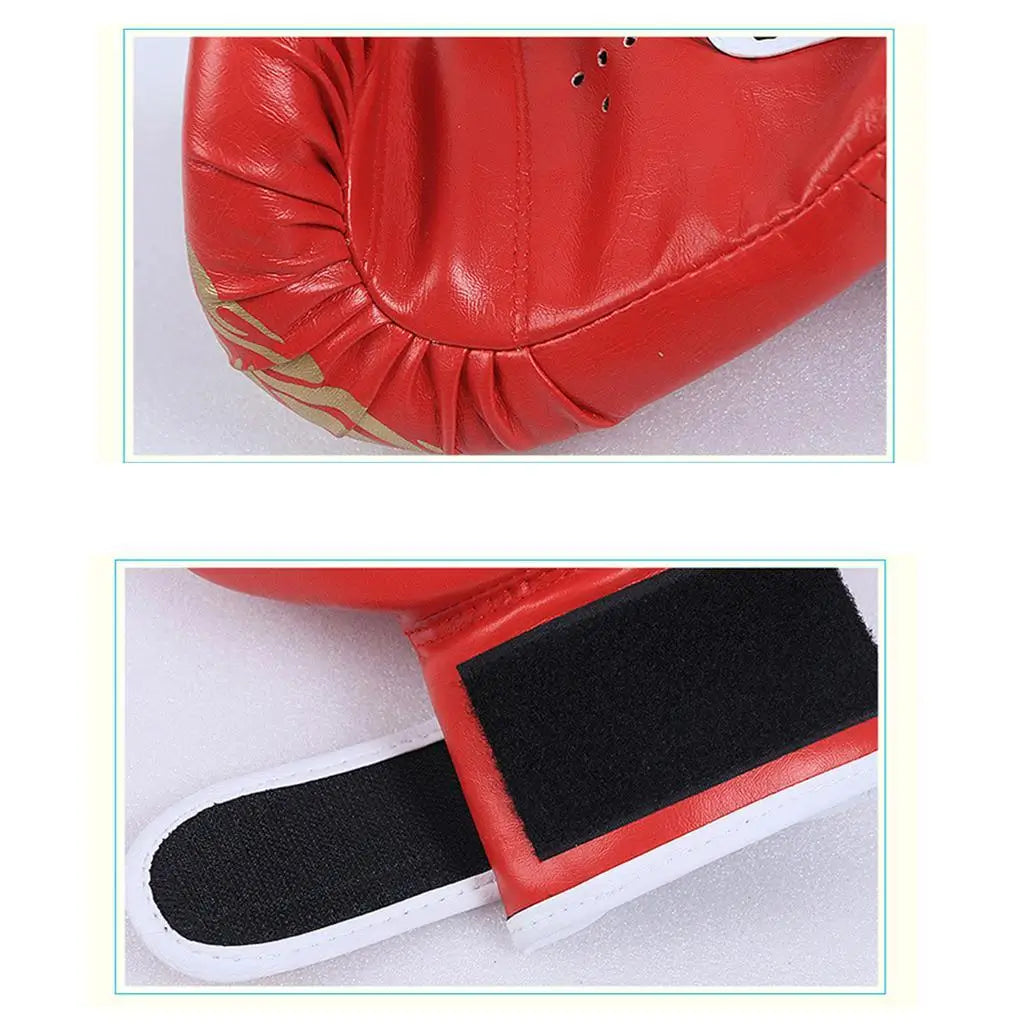 Gants de boxe de sécurité MMA pour adultes et enfants, casque, protection de la tête, gants en cuir PU, entraînement de boxe pour enfants, kickboxing, cible de boxe