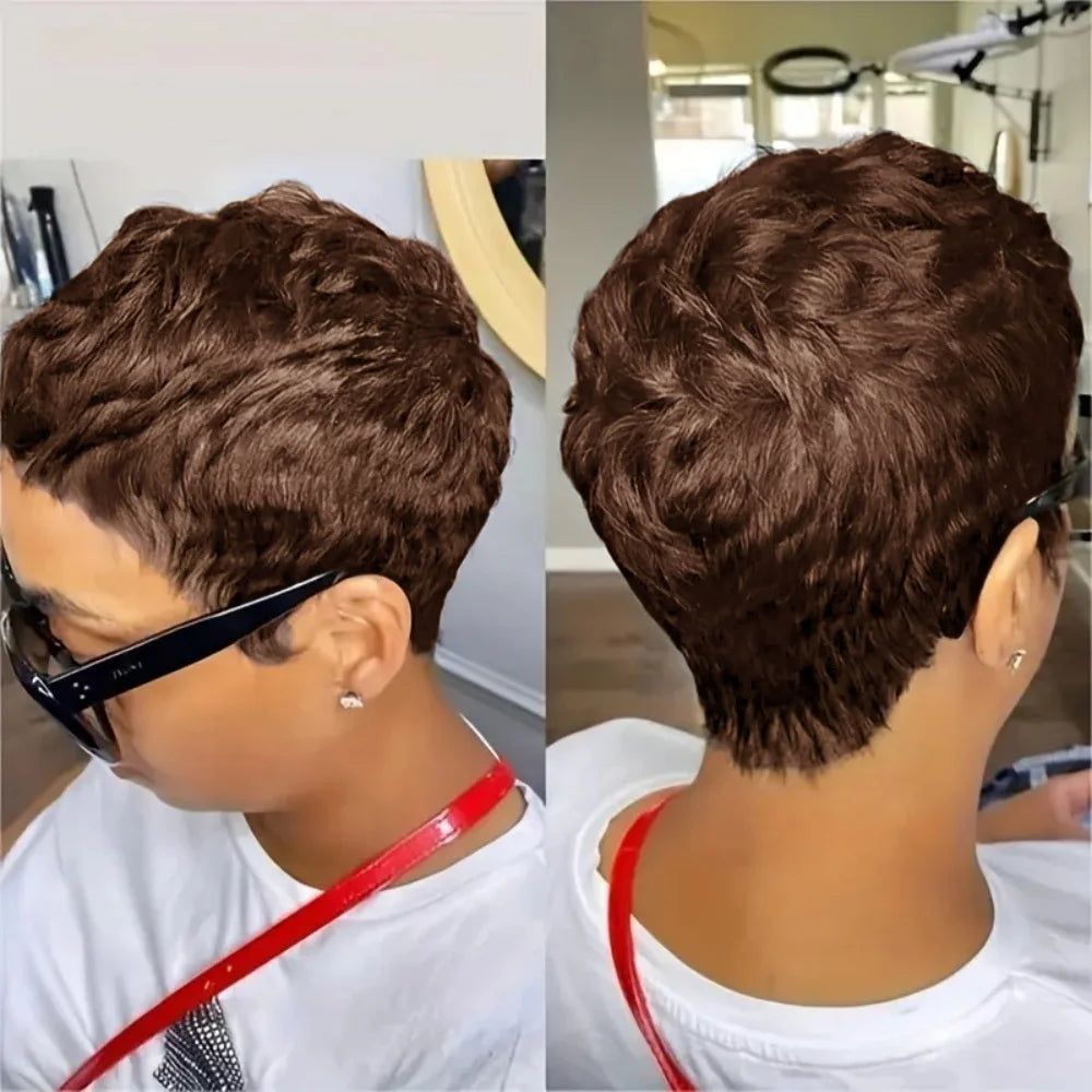 Wavy Pixie Cut Wig