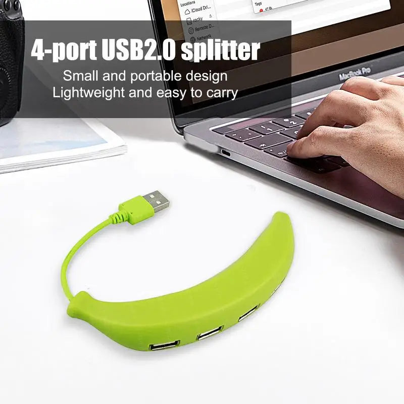 USB 2.0 4-Port Hub Splitter