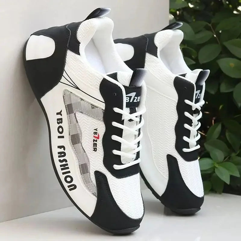 Zapatos de hombre a la moda, casuales de otoño, ligeros, impermeables, antideslizantes, deportivos, estilo "Dad Shoes", resistentes al desgaste para mediana edad y jóvenes