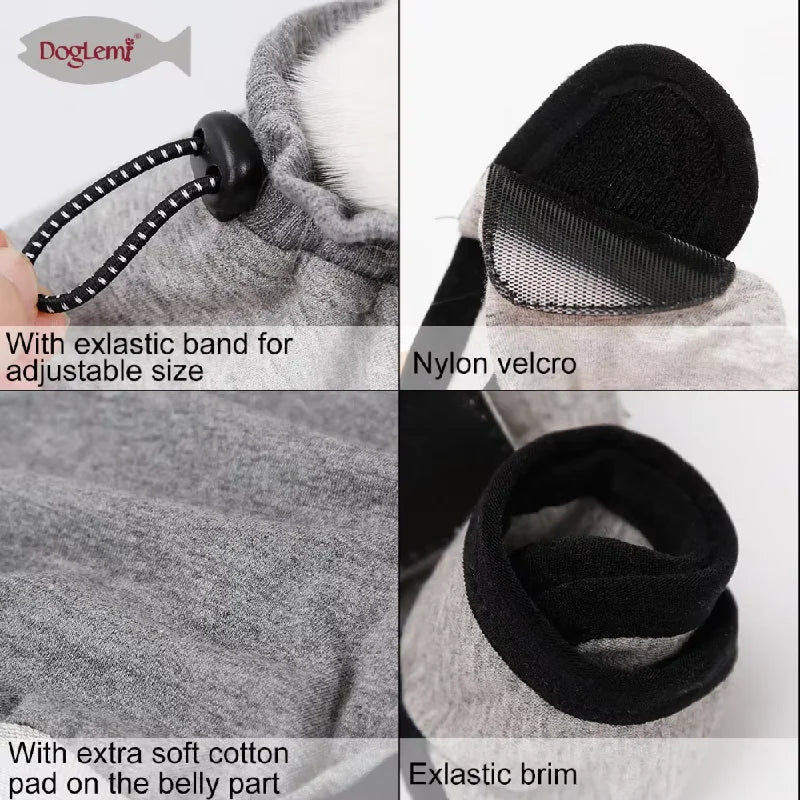 Anti-slikking klær for katter, steriliseringsklær for katter, kastrering, kirurgi, restitusjonsdrakt for katter, avvenning, pustende valpevest med ripebeskyttelse