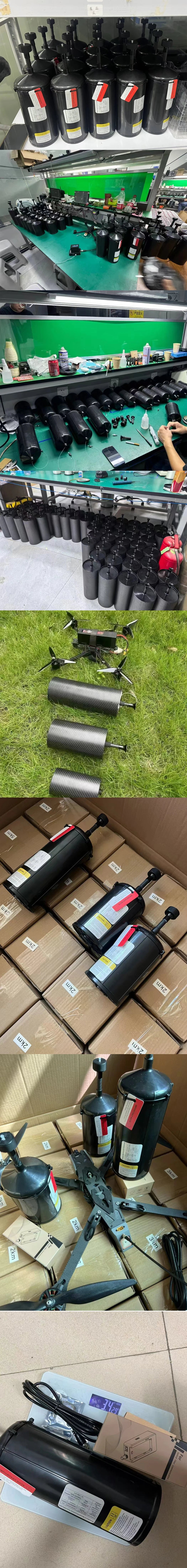Fibra Óptica para Dron FPV, Dron Guiado por Fibra, Dron FPV de Carreras con Módulo Fotoeléctrico Antiinterferencias 2km/3km/5km/10km