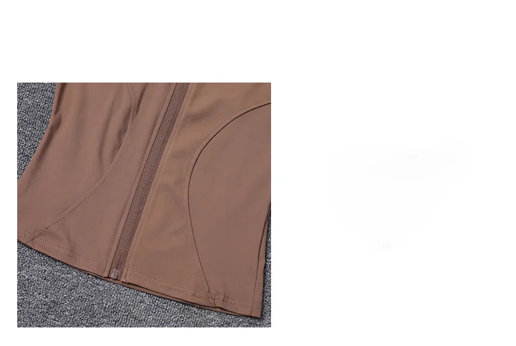 Chaqueta deportiva para mujer, camisa de manga larga, abrigo para hacer ejercicio, ropa de gimnasio, ropa deportiva para yoga