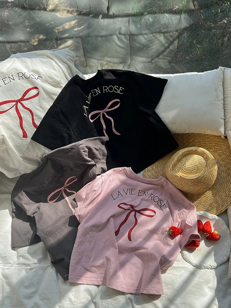 Ropa Infantil Niña Niños Camiseta de Manga Corta Ropa de Niña Verano Tops Ropa de Niños Ropa de Niño Ropa De Niña Ropa De Niño
