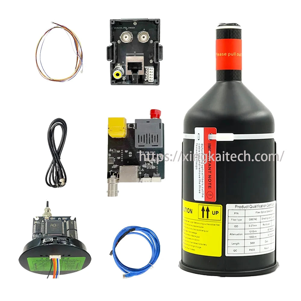 FPV Drone Optical Fiber Kit Fiber 3km 5km 10km 20km 30km Fibre Optic Image Data Module Optical Communication Anti-Interference