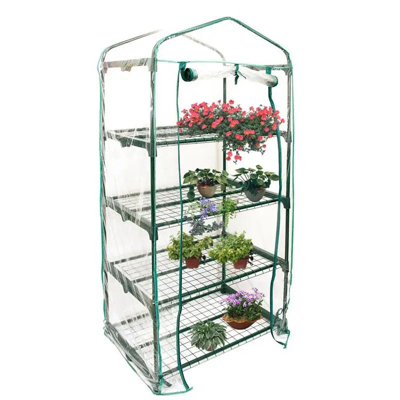 PVC Greenhouse Cover – Outdoor Garden Grow Tent with Windows