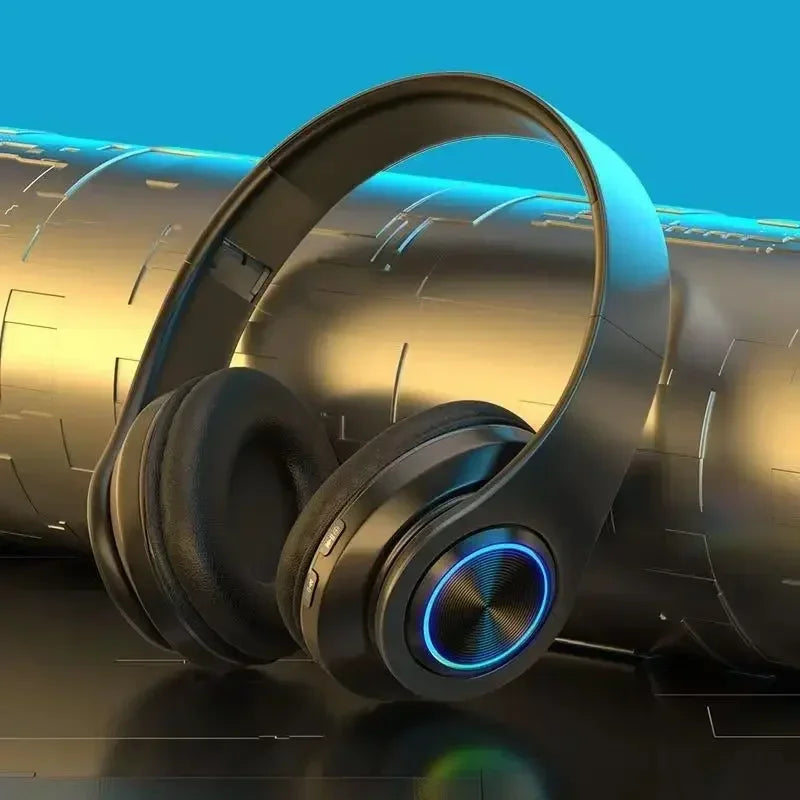 Casque de jeu stéréo sans fil Bluetooth avec micro intégré pour PC et ordinateur portable