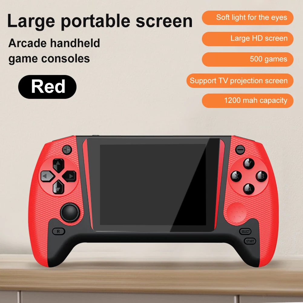 Retro Handheld Game Console – 3.5" Screen, 500 Classic Games & 1200mAh Battery