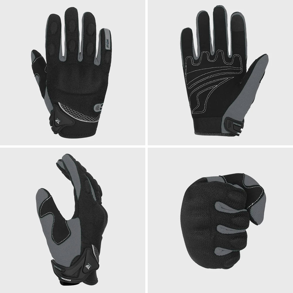 Summer Full Finger Motorcycle Gloves Men Breathable Touch Screen Motorbike Motocross Moto Biker Gloves Motorcycle Accessories