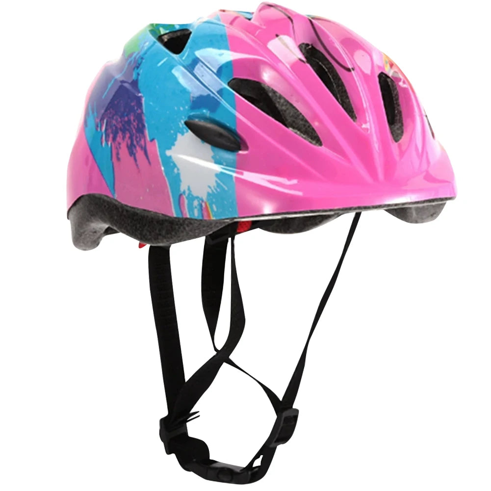 Casco para monopatín, patinete o bicicleta para niños, set de equipo de protección deportiva con rodilleras, coderas y muñequeras para niños y niñas, casco de esquí