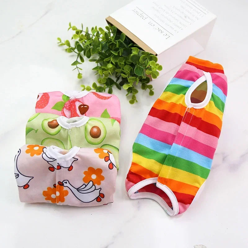 Pet Cats Weaning Sterilization Clothes Small Dog Kitten Anti-lick Vest Cat Surgery Recovery Clothing for Wounds or Skin Disease