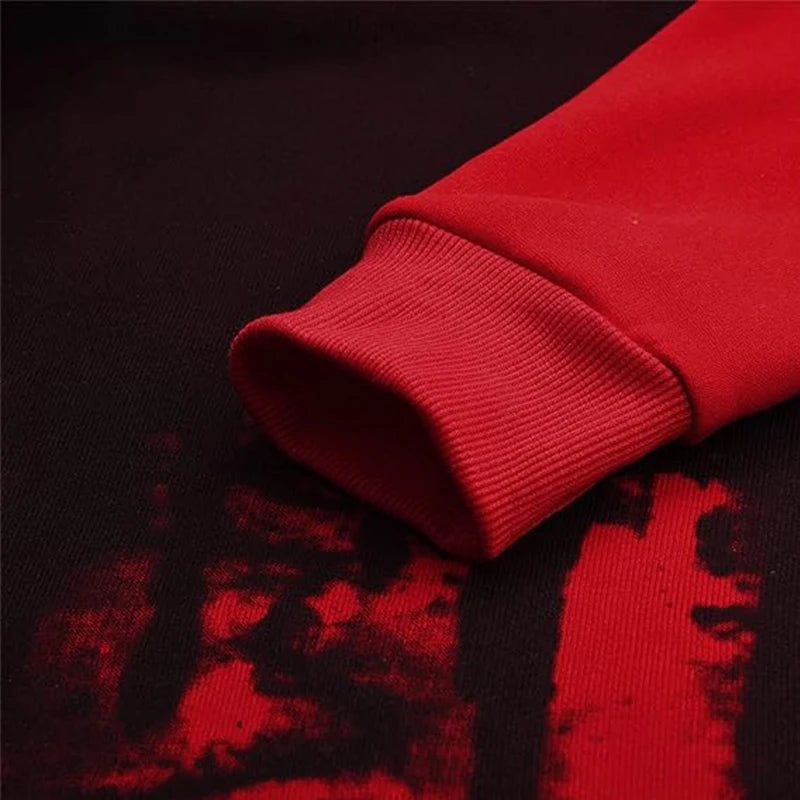 Sweat-shirt à capuche surdimensionné pour homme, imprimé en 3D, manches longues, ample, avec poche kangourou, pour l'automne et l'hiver