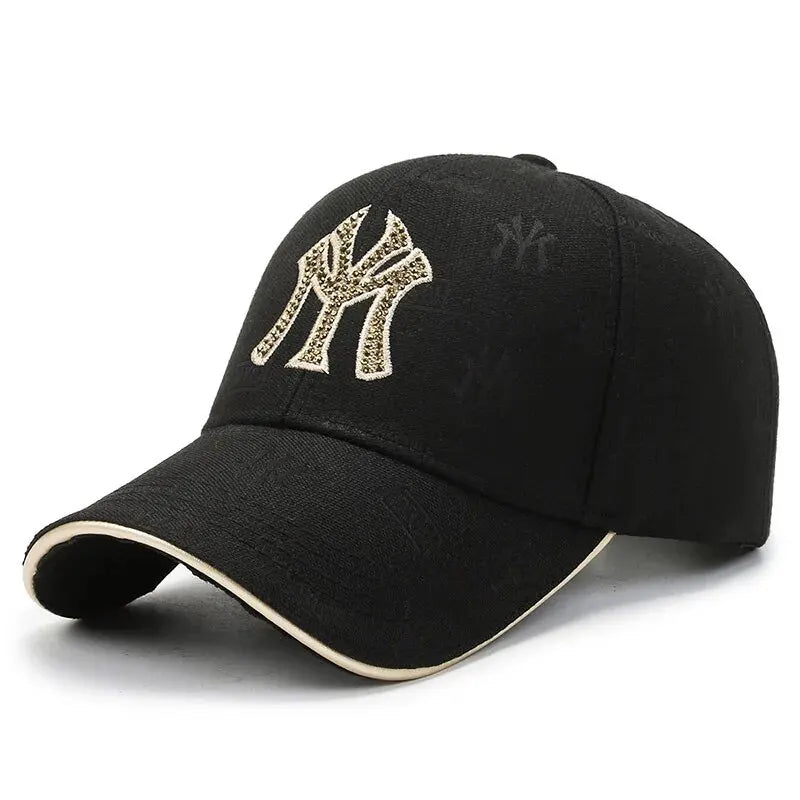 Gorras de béisbol nuevas de primavera y otoño para hombre y mujer, gorras con letras bordadas de moda coreana, sombreros para el sol para viajes y ocio al aire libre