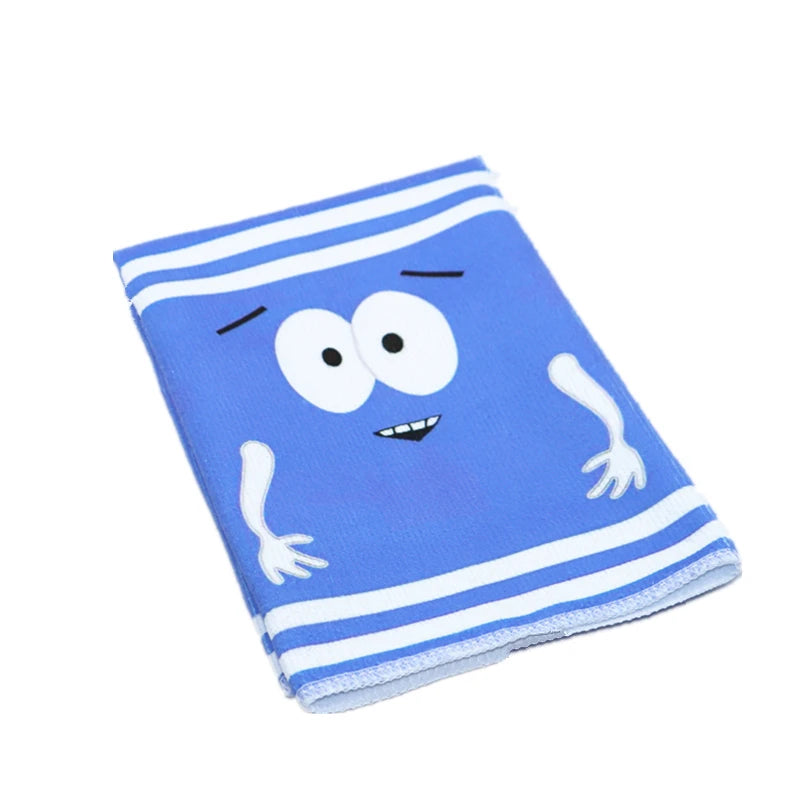 Toalla de mano de dibujos animados de Towelie de secado rápido, paño de cocina de poliéster tejido, toalla oblonga supersuave con temática de fantasía para cocina y baño