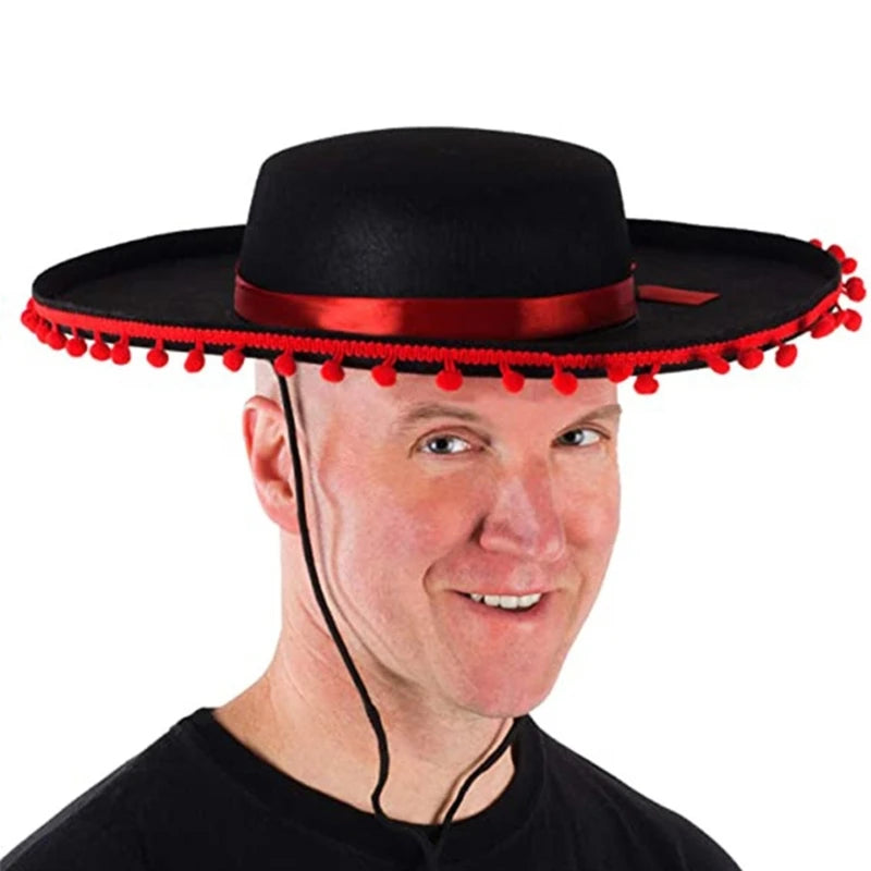 Top Hats Fashion Headwear Sombrero Hat Caps Party Photo Props F3MD