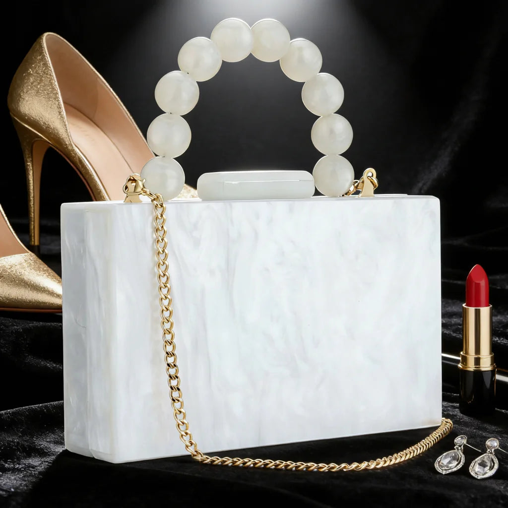 Pearl Clutch Bag
