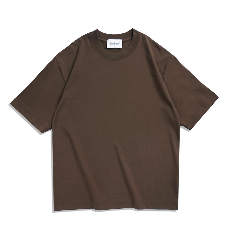 WAVLATII Camisetas de Verano Oversize para Mujer Hombre Marrón Casual Femenino Coreano Streetwear Camisetas Básicas Sólidas Jóvenes Frescas Unisex