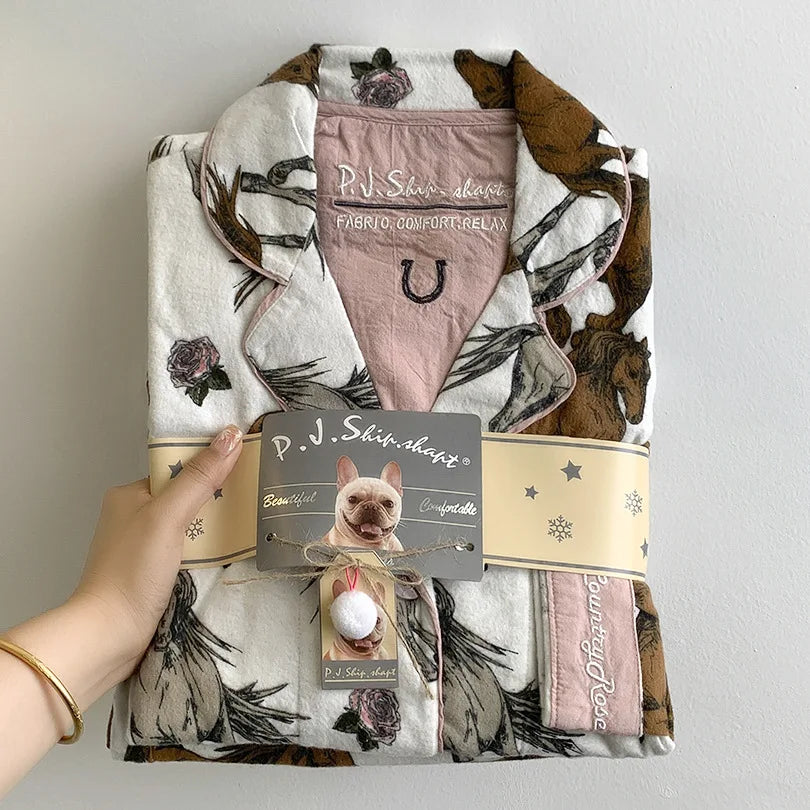 Pijama de 2 piezas para mujer, Conjunto de pijama de 2 piezas para mujer, Conjuntos de ropa de dormir de 2 piezas 100% algodón para mujer, Conjunto de ropa de casa holgado