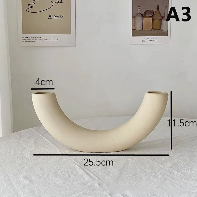 Décoration de chambre à coucher, bureau, maison, photographie, arrière-plan, moderne, simple, art en céramique, vase, fleurs séchées, arrangement floral, ornement