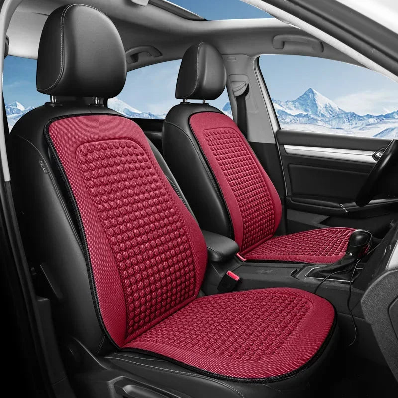 Universal Car Seat Cushion Cover Ice Silk Breathable Summer Cool Auto Cushion Vehicle Backrest Car Interior Accessories