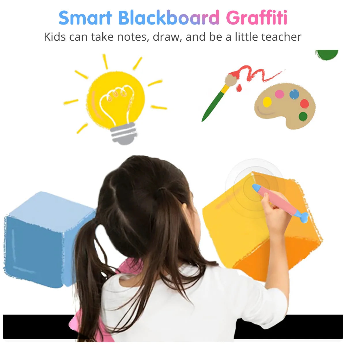 Cute Touch Screen Pen Stylus Silicon Writing Drawing Handwriting Touch Screen Pen for Kids Compatible with Tablet Phone for iPad